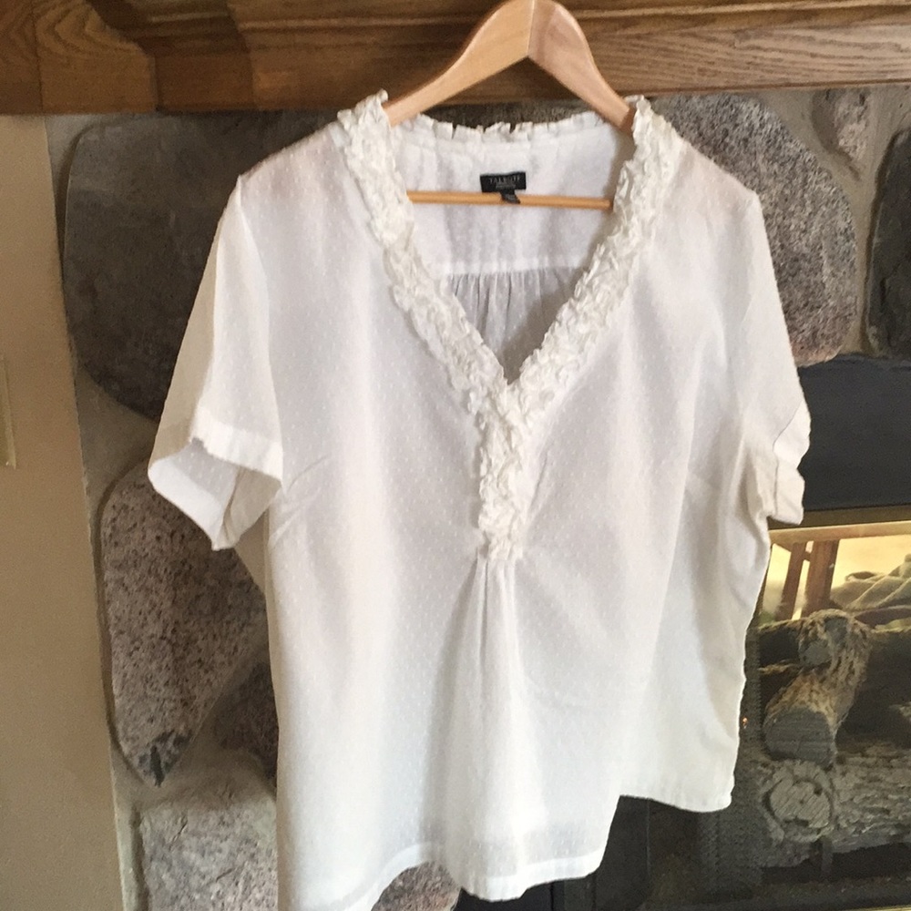 Talbots women’s 22 petite white top
